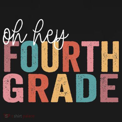 Back To School Students Teacher Oh Hey 4th Fourth Grade Full Zip Hoodie