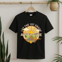 Back To School Let The 1st Grade Adventure Begin T-Shirt thumb 2