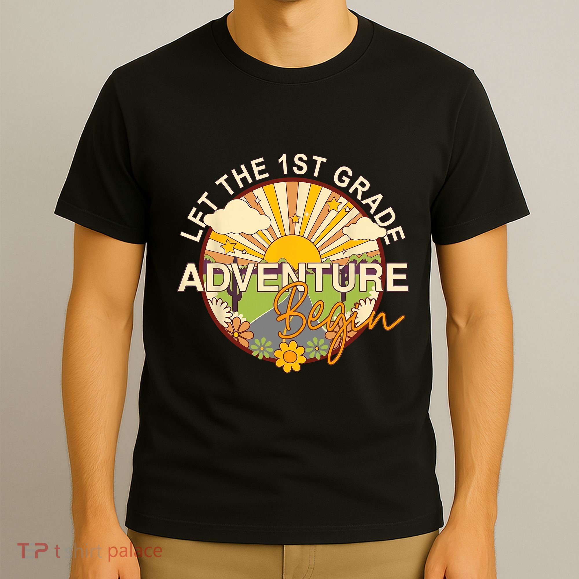 Back To School Let The 1st Grade Adventure Begin T-Shirt