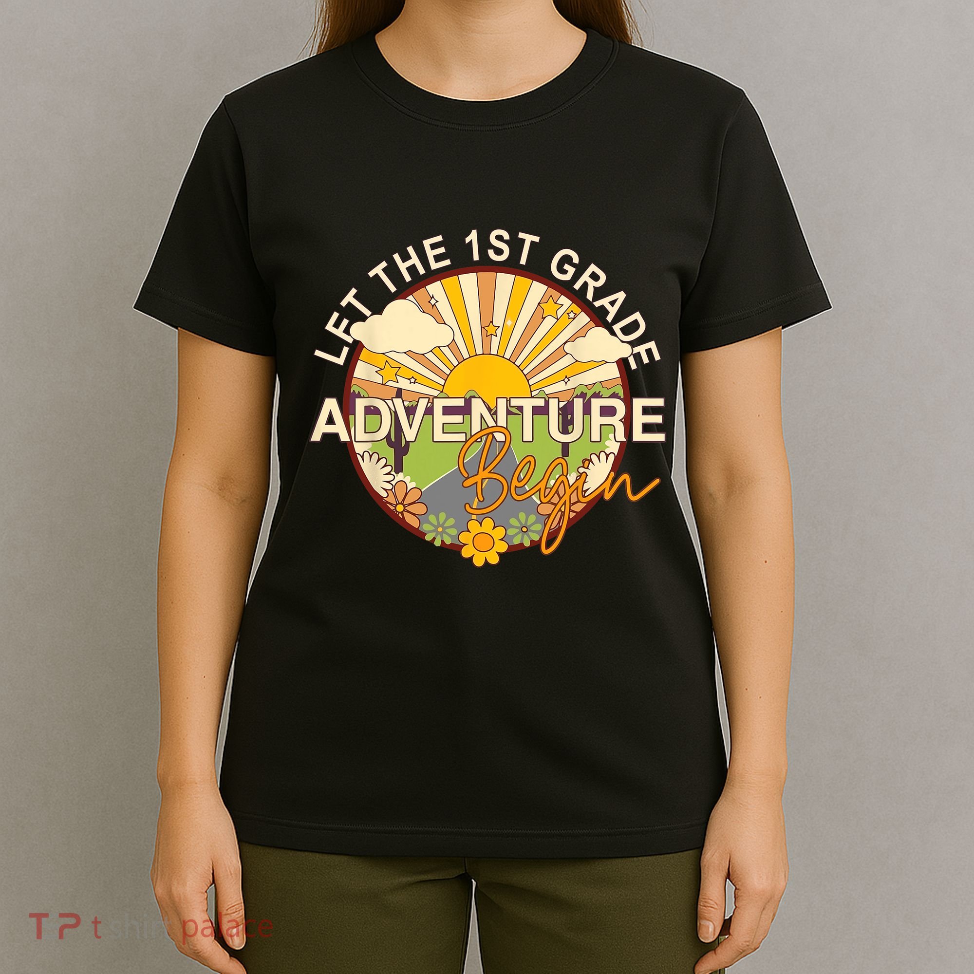 Back To School Let The 1st Grade Adventure Begin T-Shirt