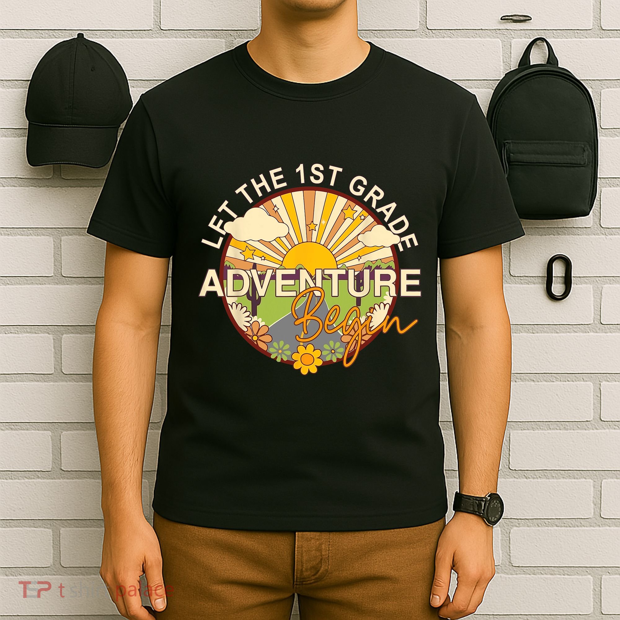 Back To School Let The 1st Grade Adventure Begin T-Shirt