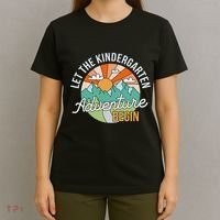 Back To School Let The Kindergarten Adventure Begin T-Shirt thumb 4