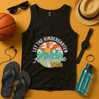 Back To School Let The Kindergarten Adventure Begin Tank Top thumb 4