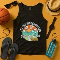 Back To School Let The Kindergarten Adventure Begin Tank Top thumb 4