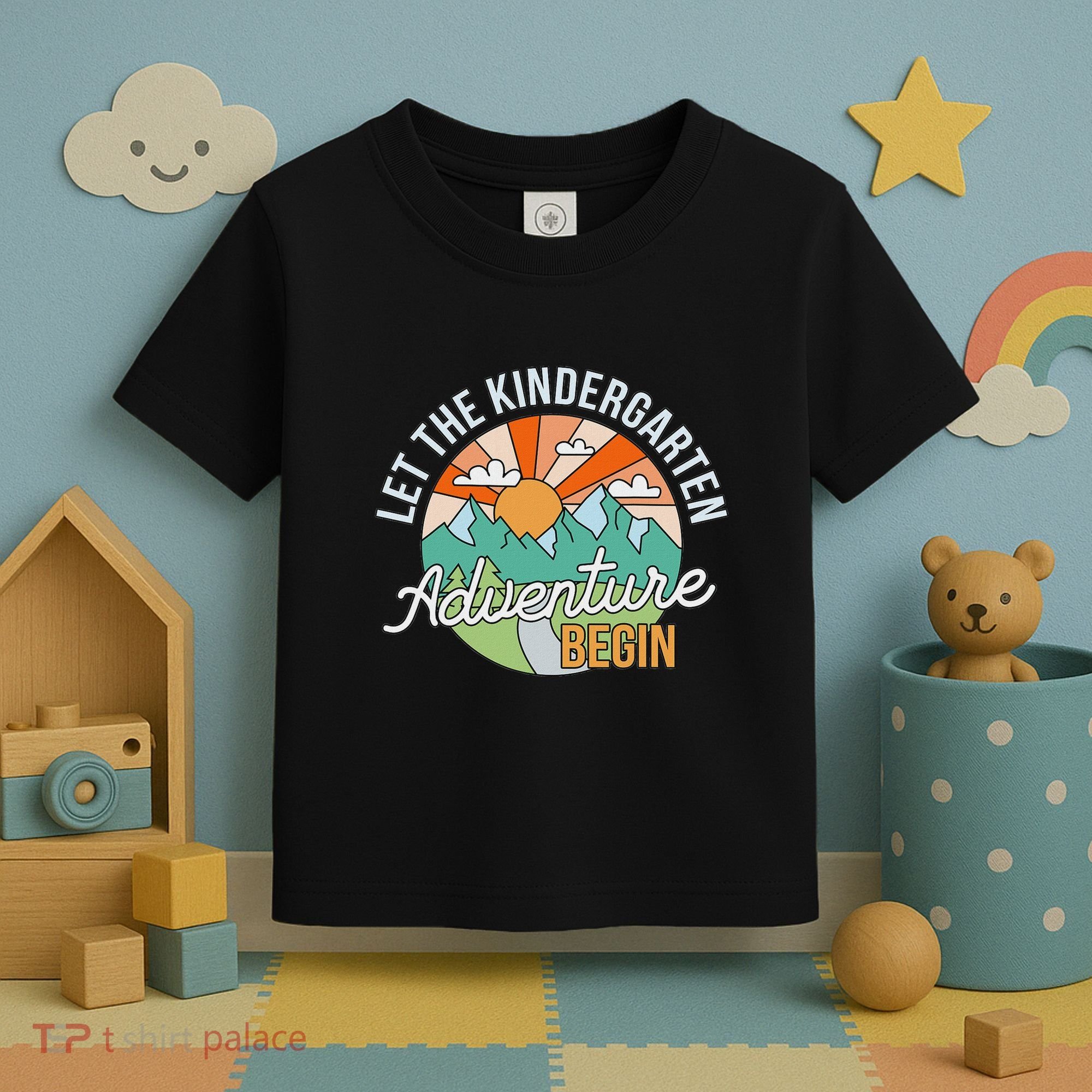 Back To School Let The Kindergarten Adventure Begin Toddler T-Shirt