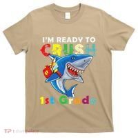 Back To School Im Ready To Crush 1st Grade Shark T-Shirt thumb 0