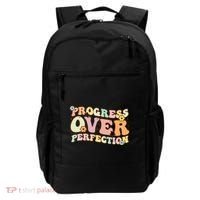 Back To School Progress Over Perfection Motivational Gifts Backpack thumb 0