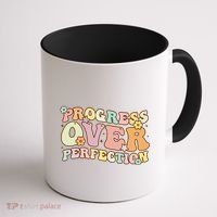 Back To School Progress Over Perfection Motivational Gifts Coffee Mug thumb 1