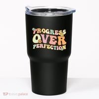 Back To School Progress Over Perfection Motivational Gifts Tumbler thumb 0
