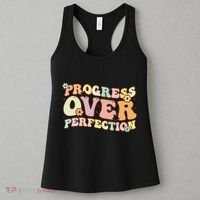 Back To School Progress Over Perfection Motivational Gifts Women's Tank Top thumb 3