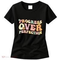Back To School Progress Over Perfection Motivational Gifts Women's T-Shirt thumb 0