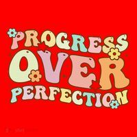 Back To School Progress Over Perfection Motivational Gifts Santa Hat thumb 1