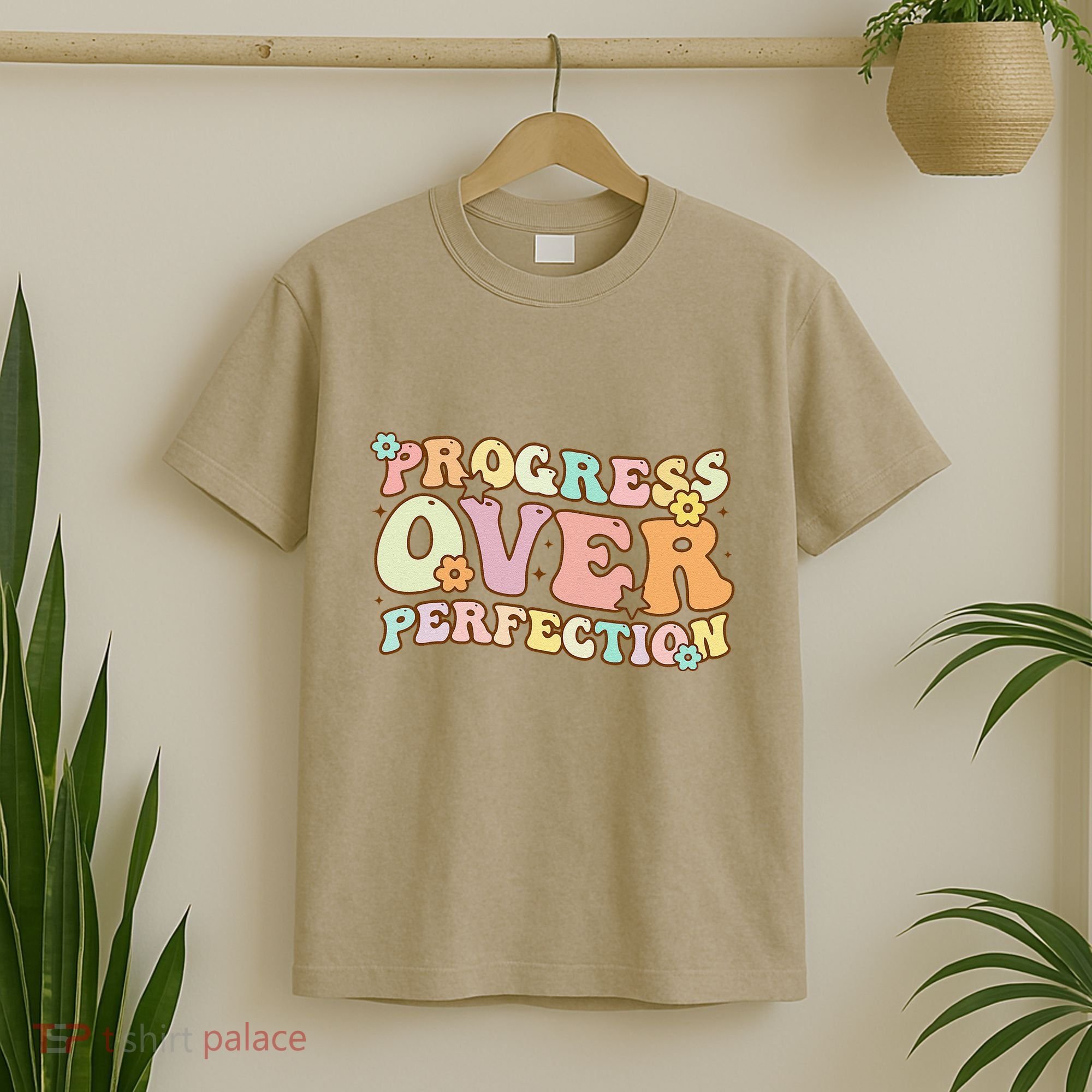 Back To School Progress Over Perfection Motivational Gifts T-Shirt