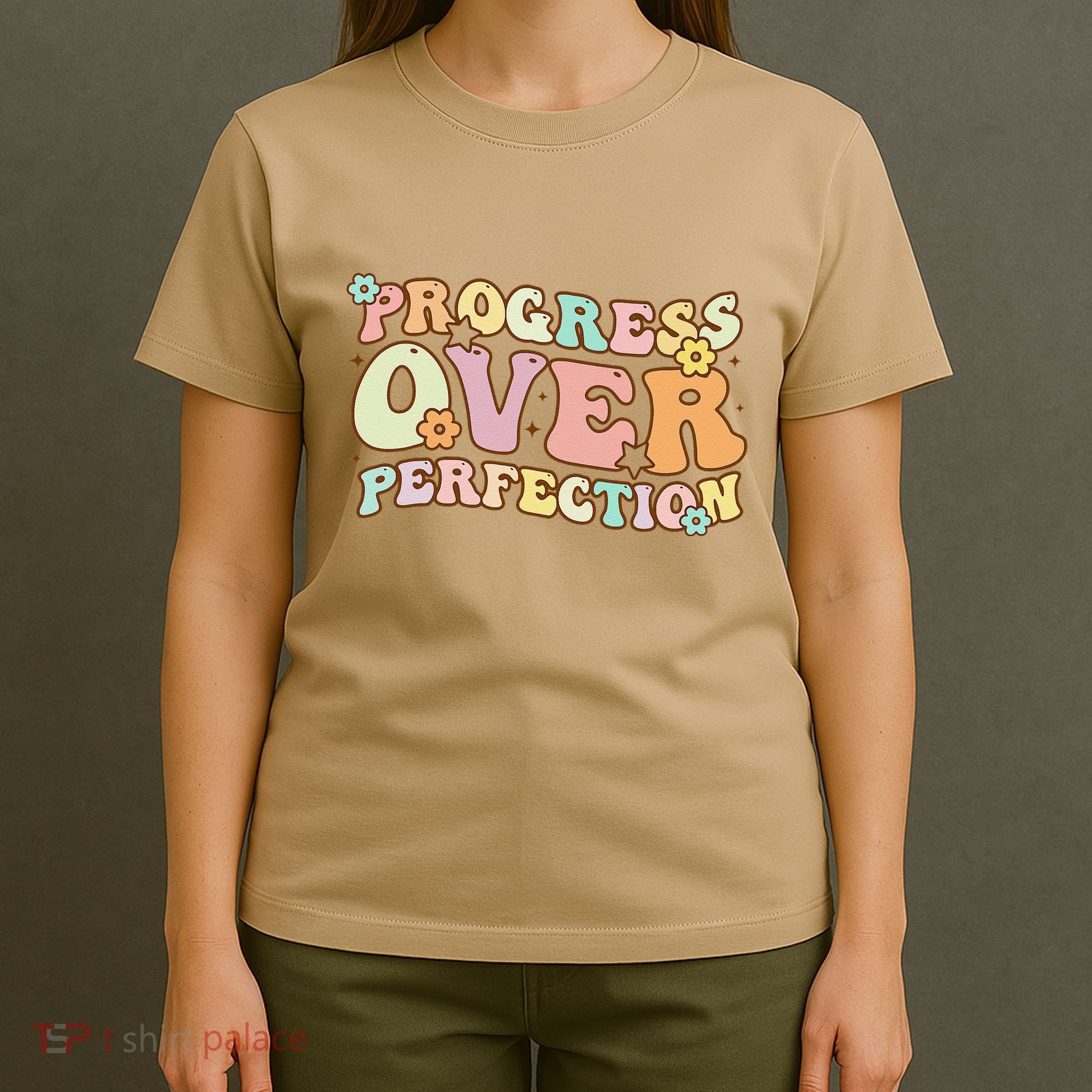 Back To School Progress Over Perfection Motivational Gifts T-Shirt
