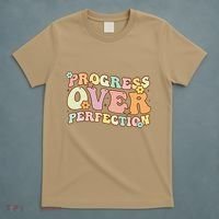 Back To School Progress Over Perfection Motivational Gifts T-Shirt thumb 5