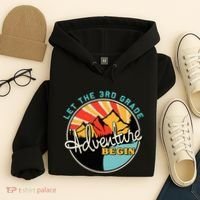 Back To School Let The 3rd Grade Adventure Begin Third Grade Hoodie thumb 4