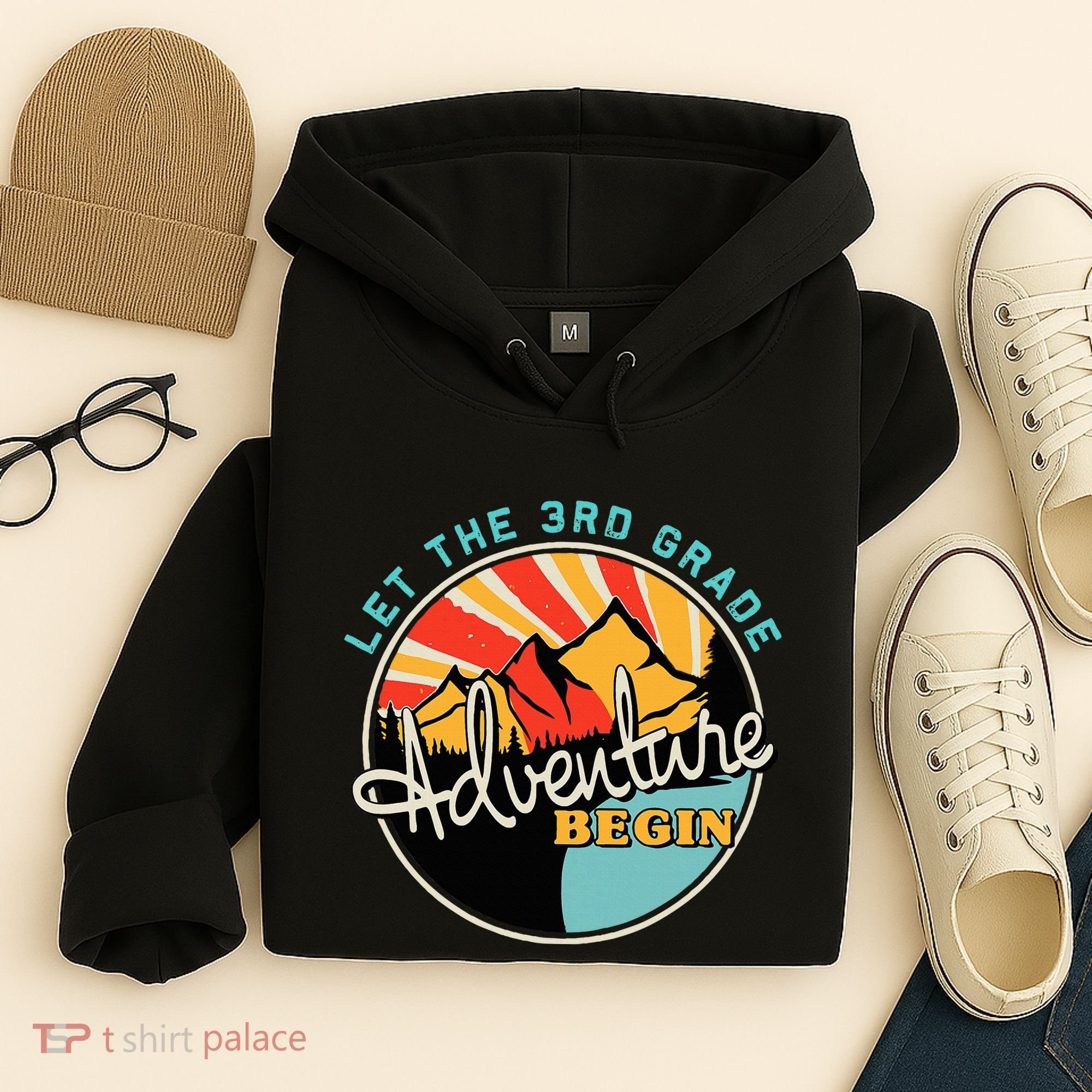 Back To School Let The 3rd Grade Adventure Begin Third Grade Hoodie