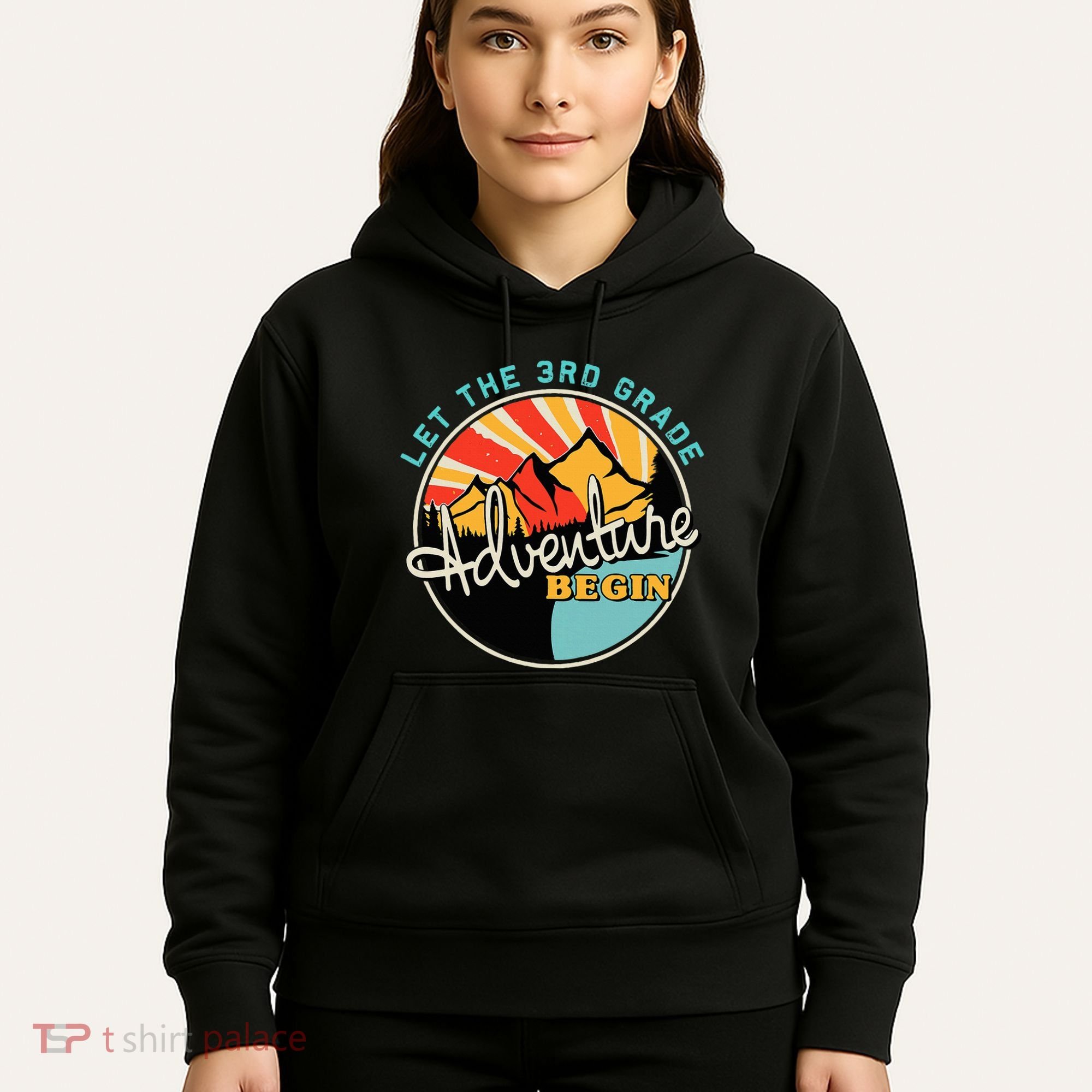Back To School Let The 3rd Grade Adventure Begin Third Grade Hoodie