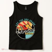 Back To School Let The 3rd Grade Adventure Begin Third Grade Tank Top thumb 2
