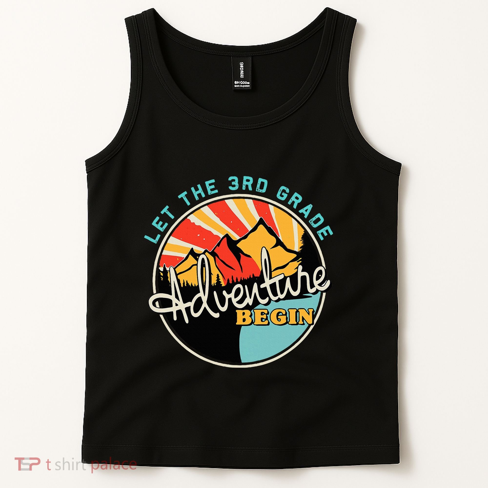 Back To School Let The 3rd Grade Adventure Begin Third Grade Tank Top
