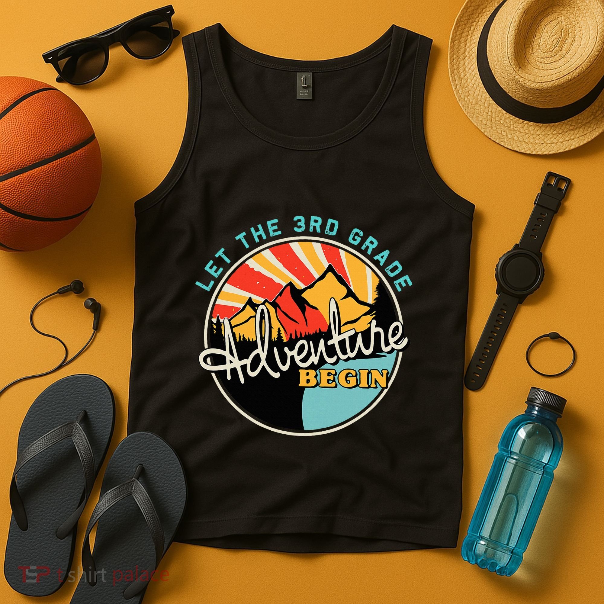 Back To School Let The 3rd Grade Adventure Begin Third Grade Tank Top