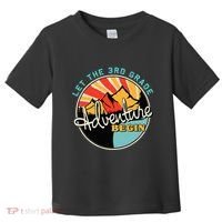 Back To School Let The 3rd Grade Adventure Begin Third Grade Toddler T-Shirt thumb 0