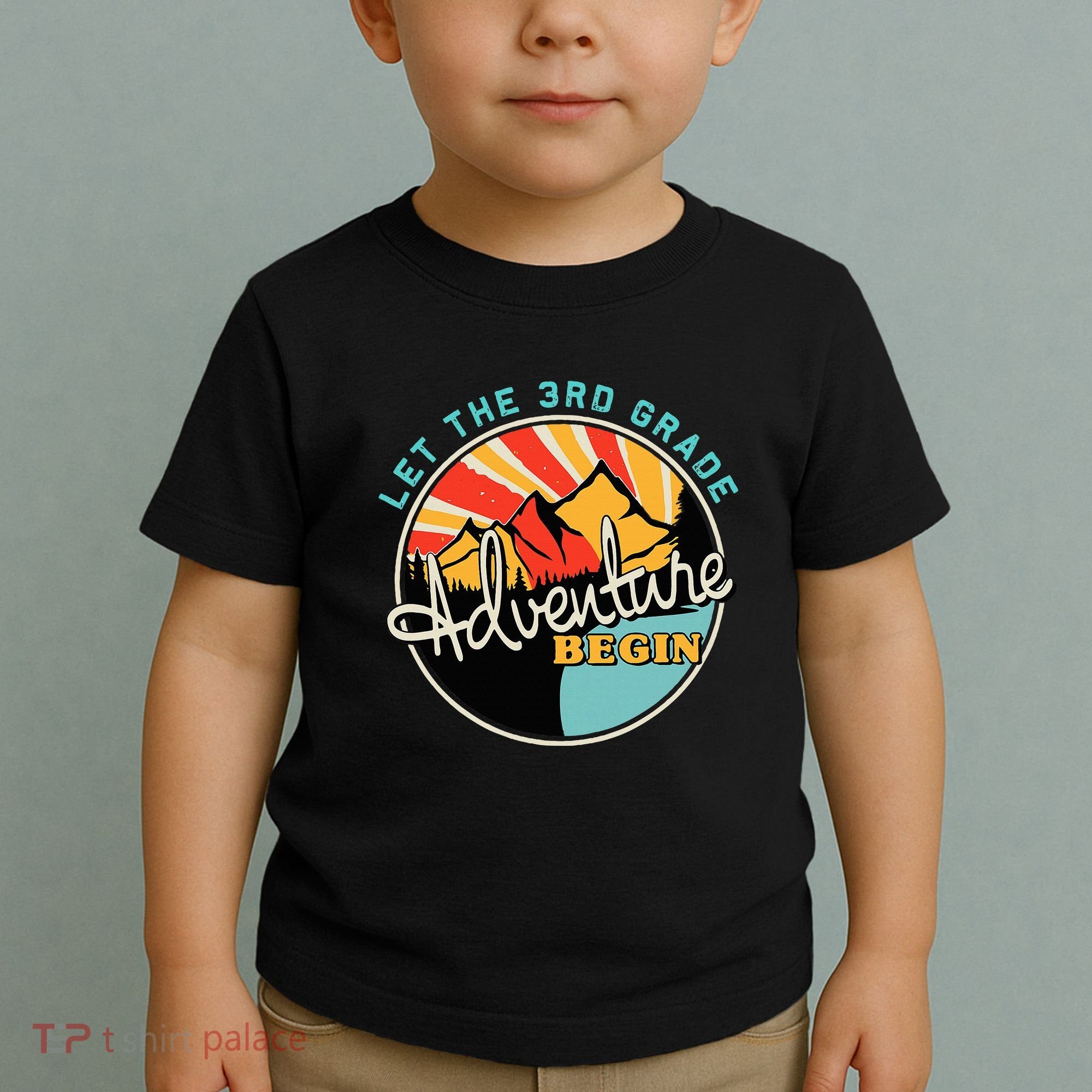 Back To School Let The 3rd Grade Adventure Begin Third Grade Toddler T-Shirt