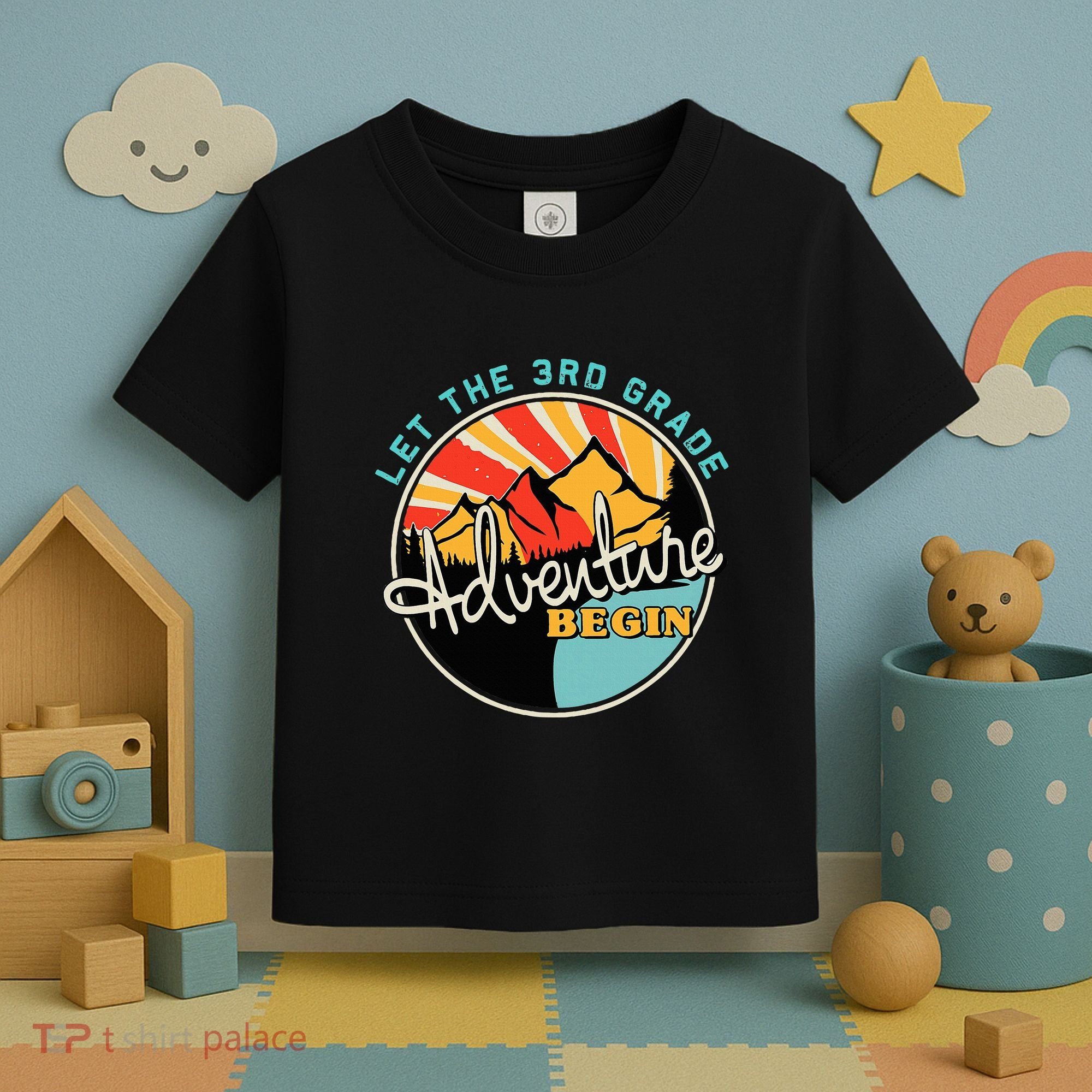 Back To School Let The 3rd Grade Adventure Begin Third Grade Toddler T-Shirt