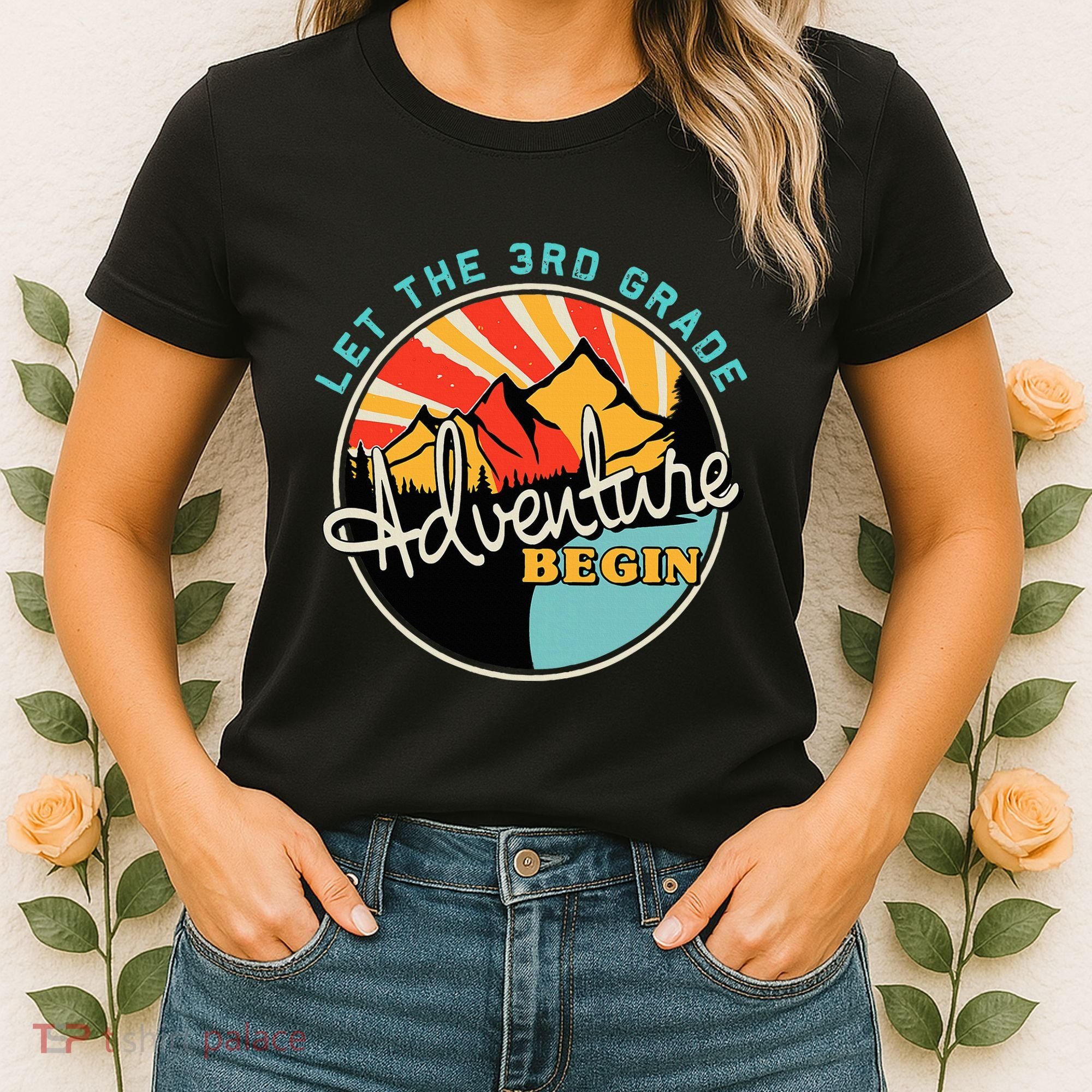 Back To School Let The 3rd Grade Adventure Begin Third Grade Women's T-Shirt