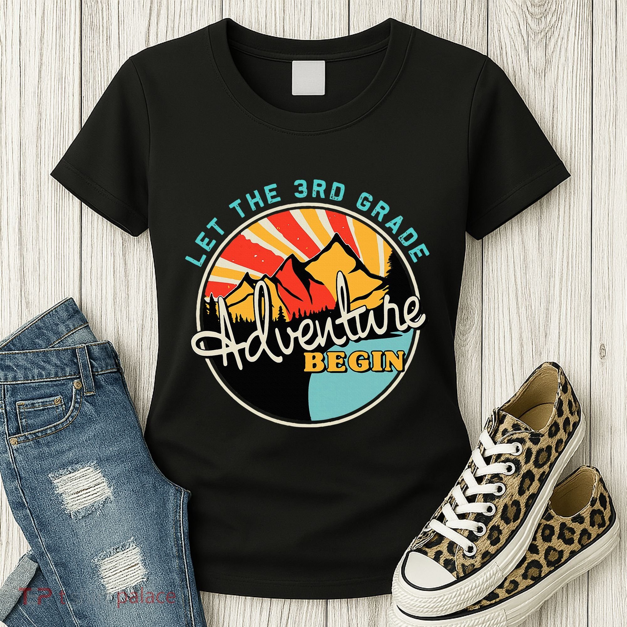 Back To School Let The 3rd Grade Adventure Begin Third Grade Women's T-Shirt