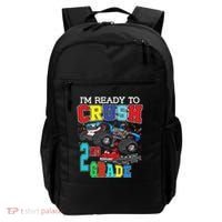 Back To School Monster Truck Ready To Crush 2nd Grade Autism Backpack thumb 0