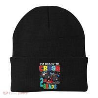 Back To School Monster Truck Ready To Crush 2nd Grade Autism Beanie thumb 0
