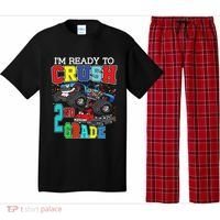 Back To School Monster Truck Ready To Crush 2nd Grade Autism Pajama Set thumb 0