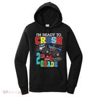 Back To School Monster Truck Ready To Crush 2nd Grade Autism Women's Hoodie thumb 0
