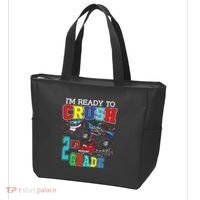 Back To School Monster Truck Ready To Crush 2nd Grade Autism Tote Bag thumb 3