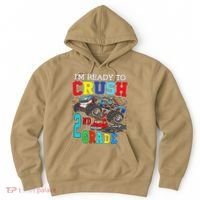 Back To School Monster Truck Ready To Crush 2nd Grade Autism Hoodie thumb 0