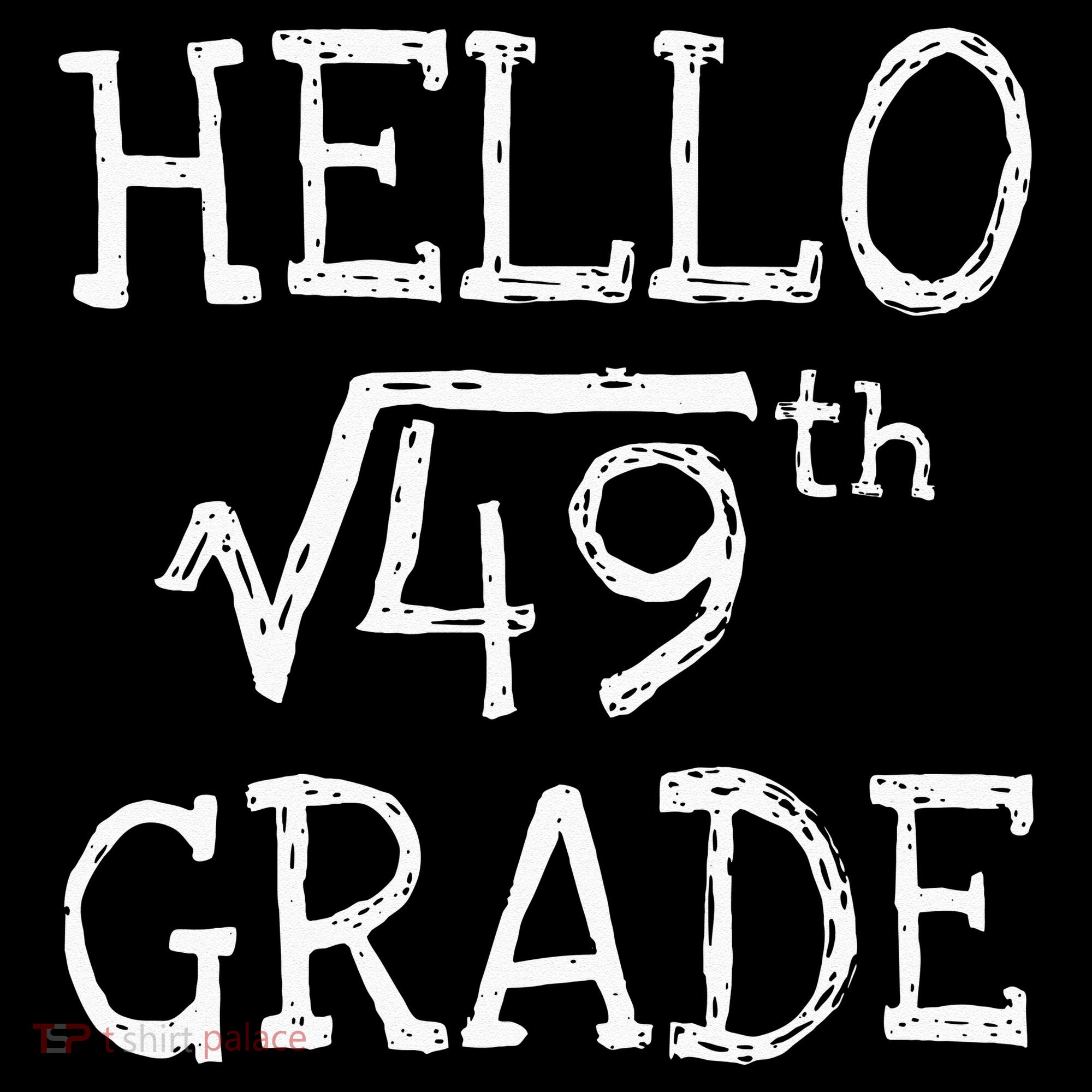Back To School 7th Grade Square Root Of 49 Math Kids Teacher Women's Hoodie