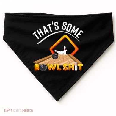 Bowling That Some Bowlshit USA-Made Doggie Bandana