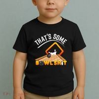 Bowling That Some Bowlshit Toddler T-Shirt thumb 2