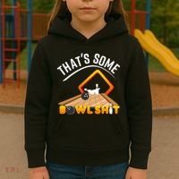 Bowling That Some Bowlshit Kids Hoodie thumb 3