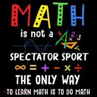 Back To School Math Is Not A Spectator Sport Math Teacher Long Sleeve Shirt thumb 2
