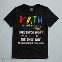 Back To School Math Is Not A Spectator Sport Math Teacher T-Shirt thumb 5