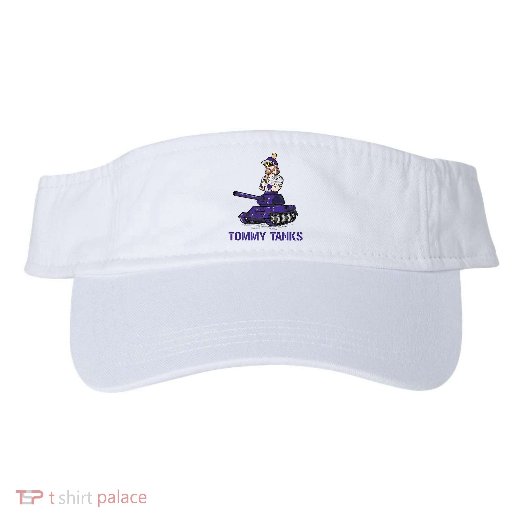 Baseball Tommy Tanks Tommy Funny Tanks Tommy Tanks Visor