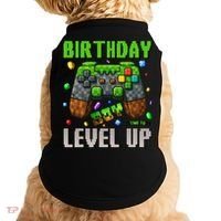 Birthday Time To Level Up Video Game Birthday Gamer Gift Doggie Tank thumb 0