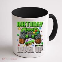 Birthday Time To Level Up Video Game Birthday Gamer Gift Coffee Mug thumb 1