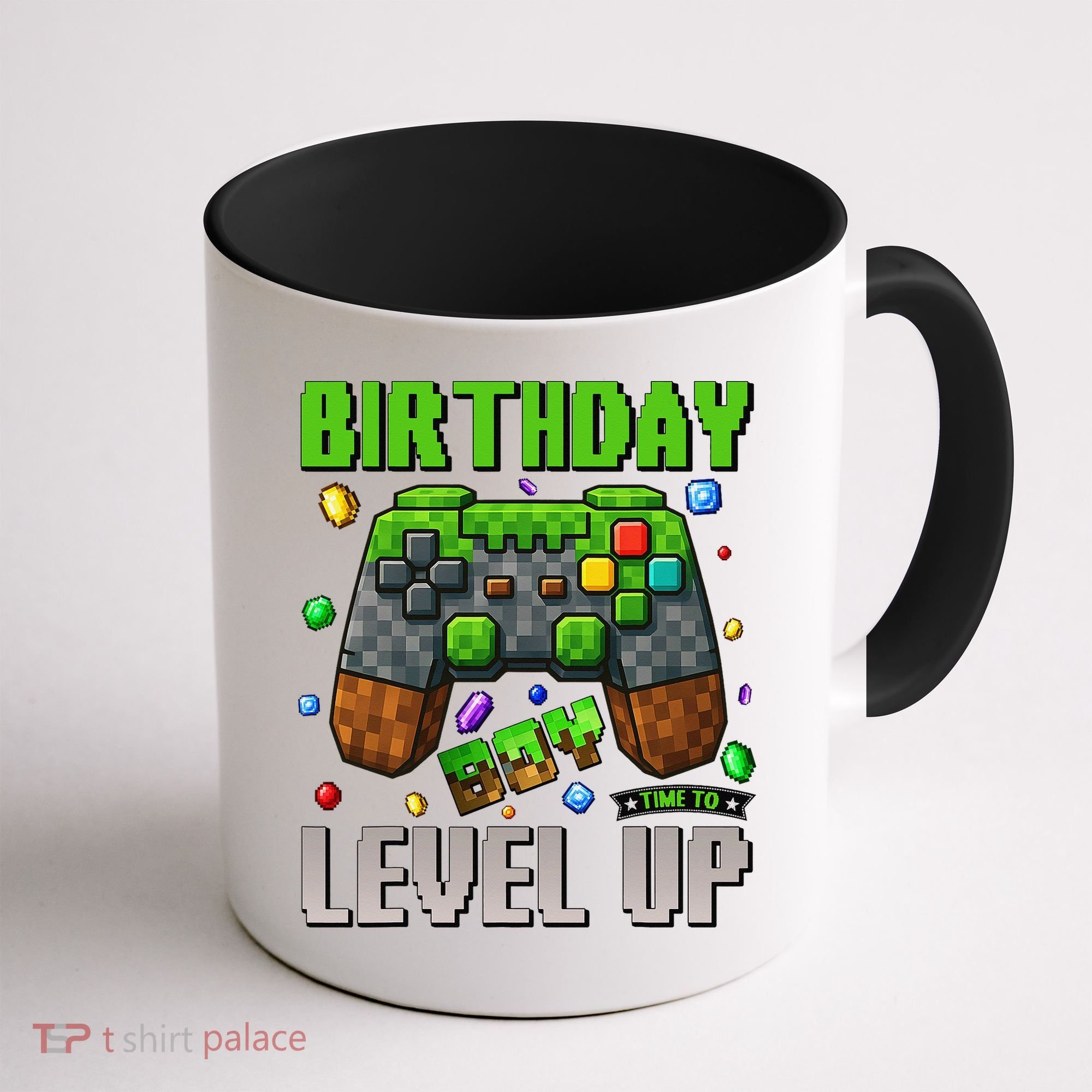 Birthday Time To Level Up Video Game Birthday Gamer Gift Coffee Mug