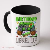 Birthday Time To Level Up Video Game Birthday Gamer Gift Coffee Mug thumb 0