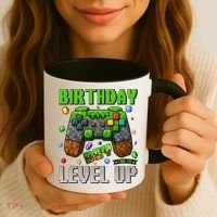 Birthday Time To Level Up Video Game Birthday Gamer Gift Coffee Mug thumb 3