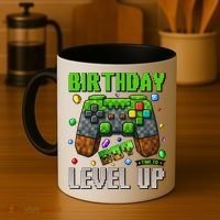 Birthday Time To Level Up Video Game Birthday Gamer Gift Coffee Mug thumb 4