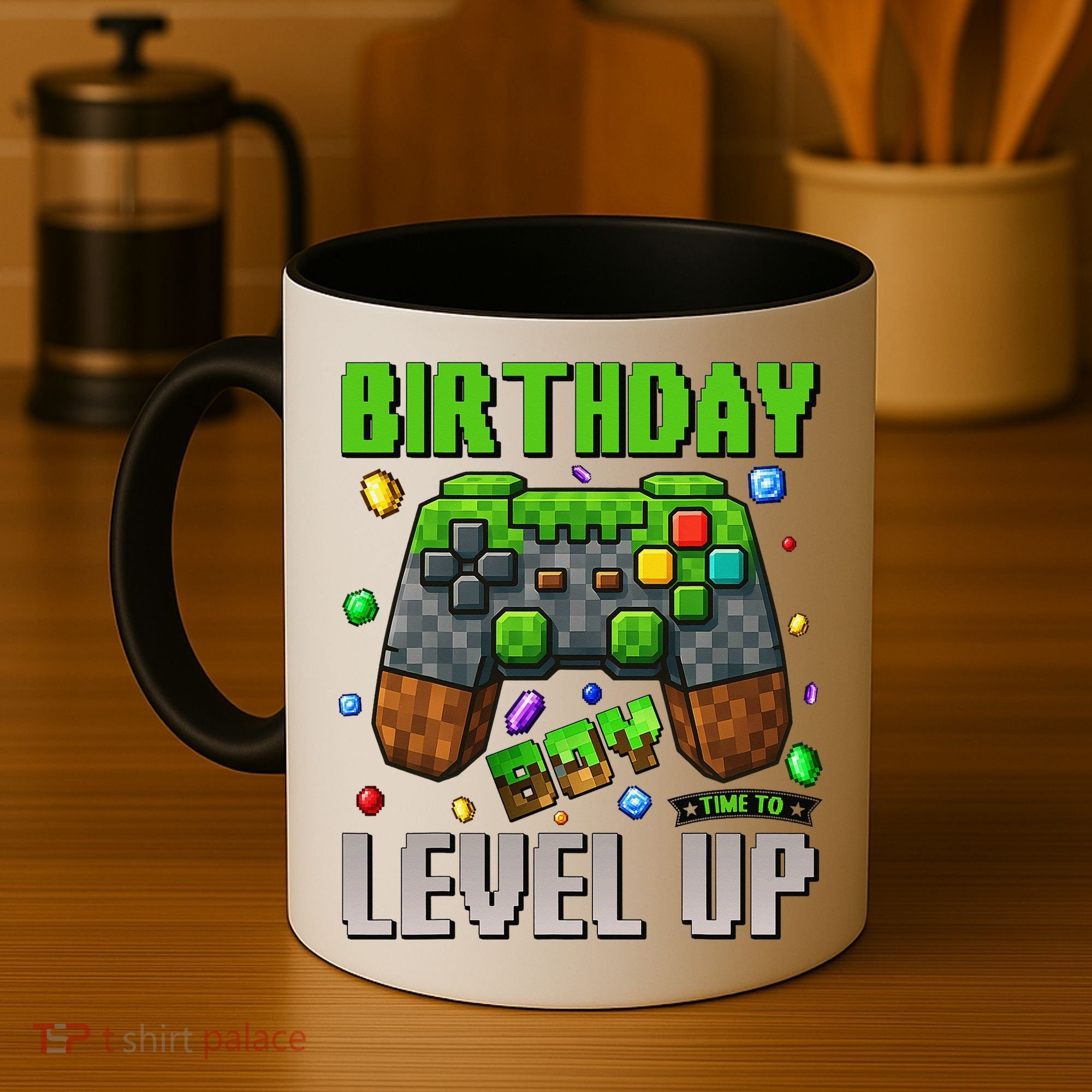 Birthday Time To Level Up Video Game Birthday Gamer Gift Coffee Mug